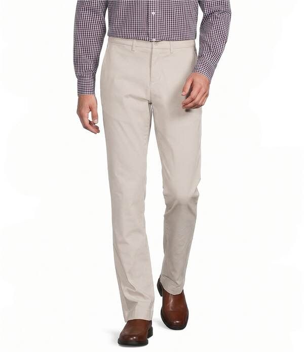 ダニエル クレミュ メンズ ボトムス カジュアルパンツ Cremieux Blue Label Flat Front CMX Featherweight Pantstone ストーン