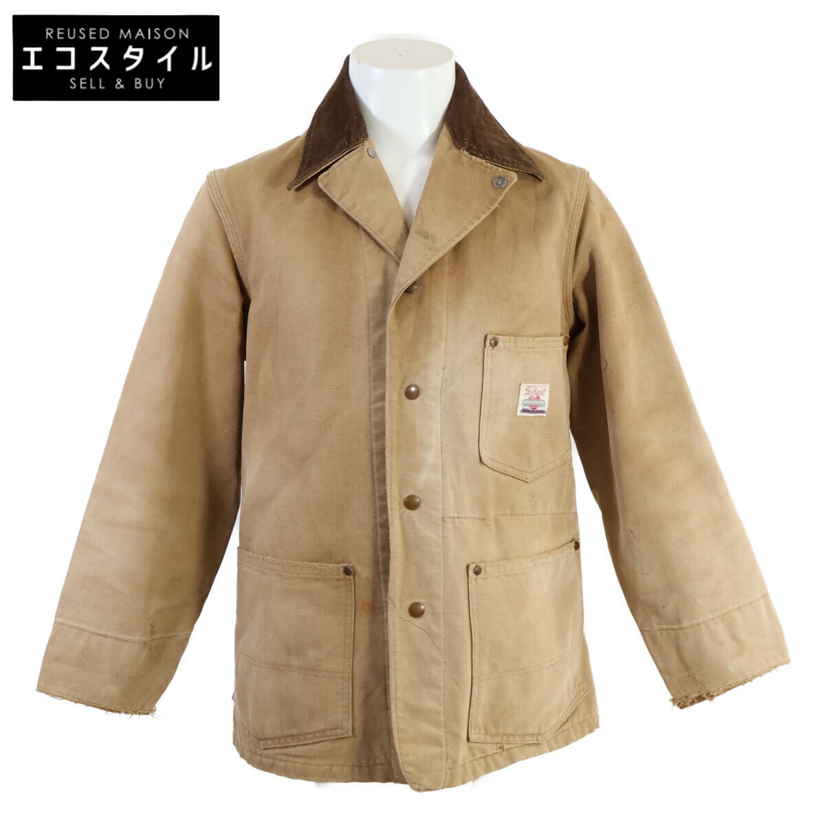 carhartt　カーハート　50s-60s ヴィンテージ DUCK COVERALL JACKET ハートタグ ダック生地 カバーオール　サイズ不明 147,950円