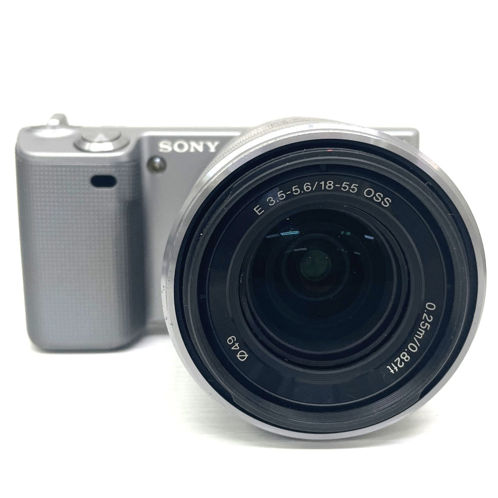 SONY/ソニー α NEX-5 シルバー ミラーレス一眼カメラ E 3.5-5.6/18-55