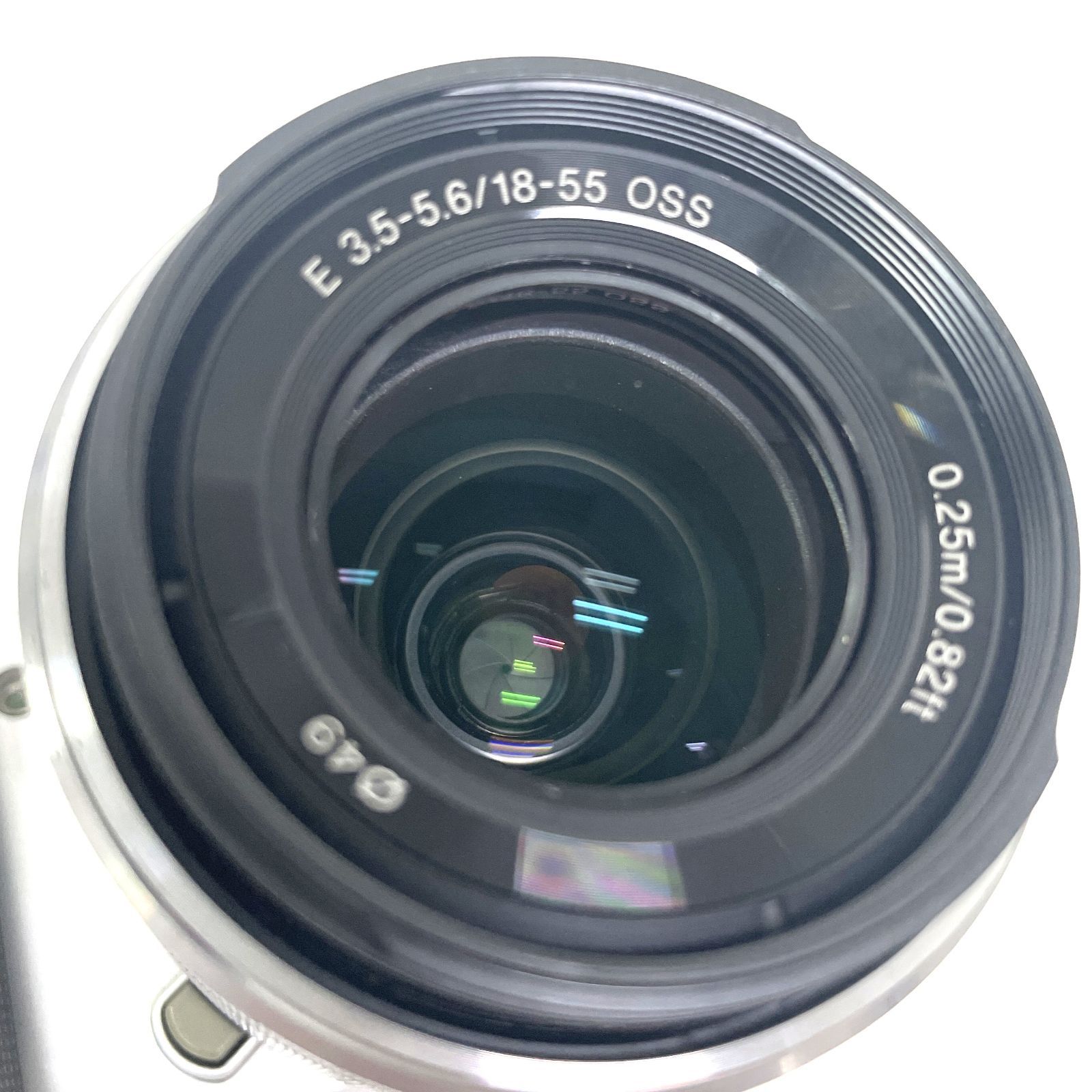 SONY/ソニー α NEX-5 シルバー ミラーレス一眼カメラ E 3.5-5.6/18-55