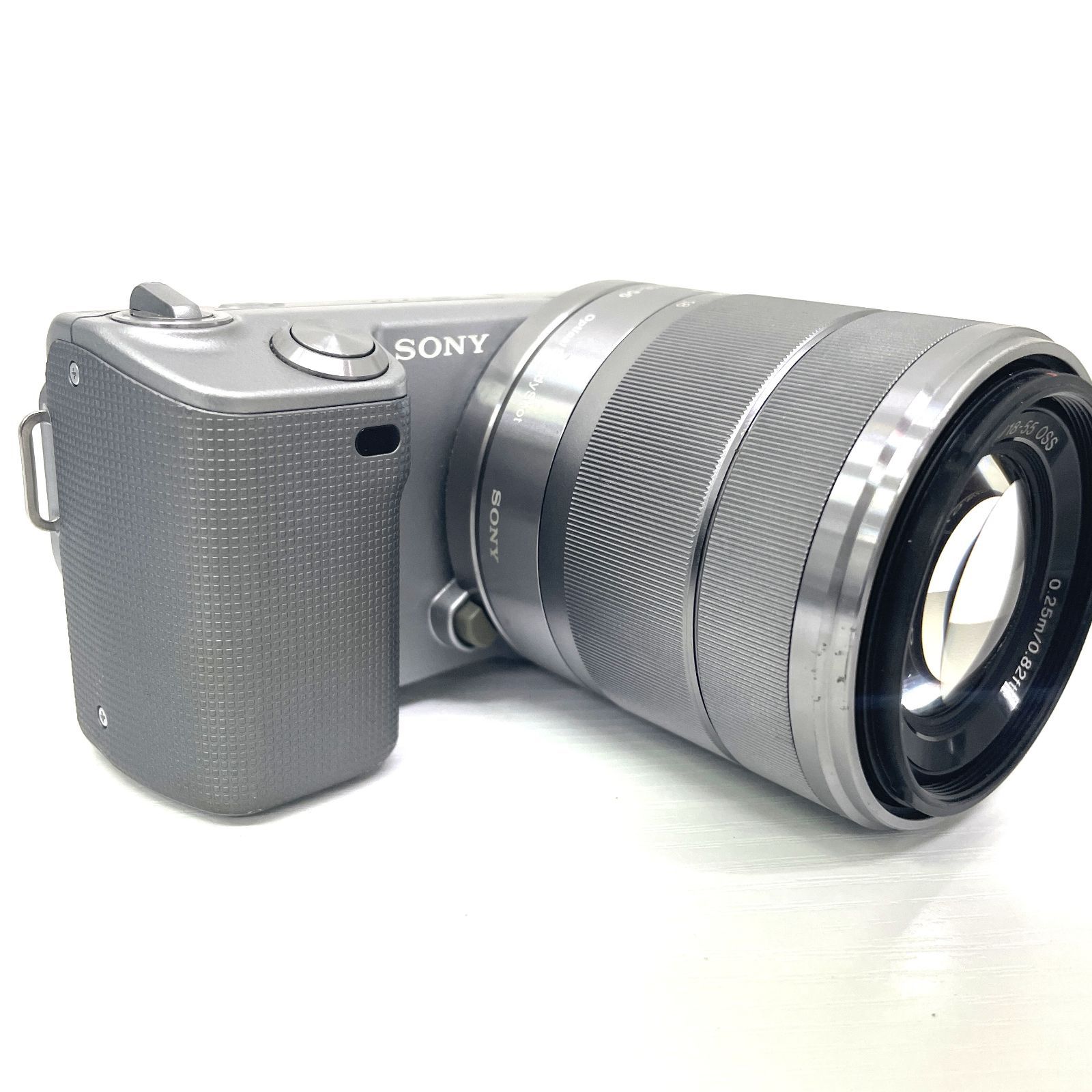 SONY/ソニー α NEX-5 シルバー ミラーレス一眼カメラ E 3.5-5.6/18-55