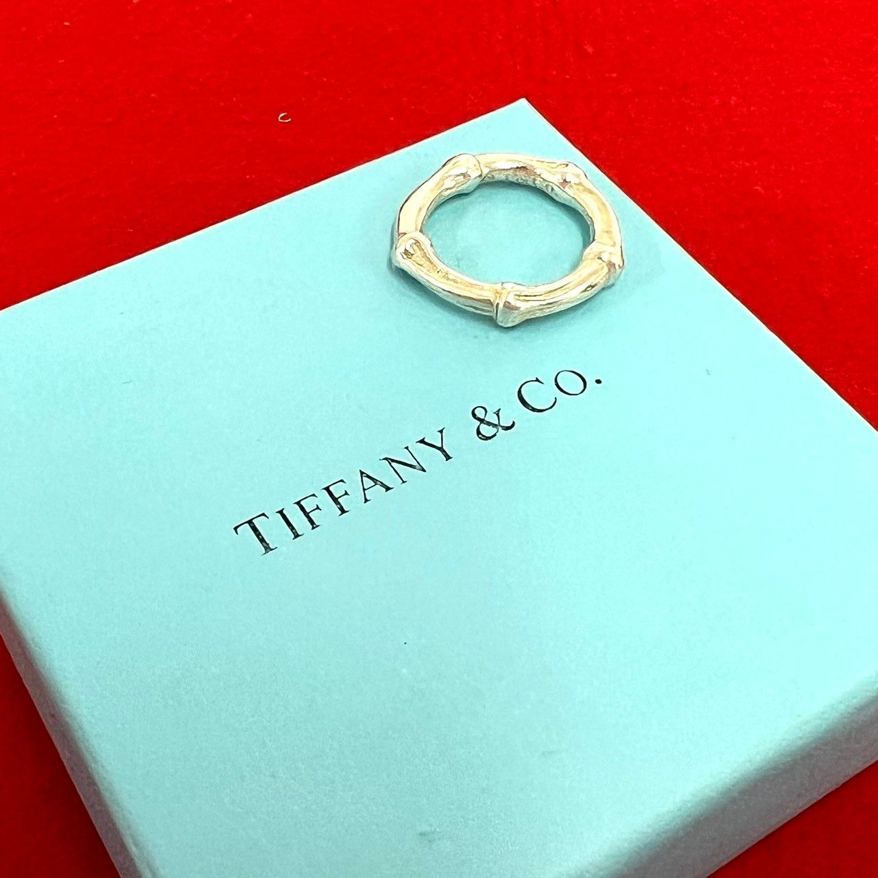 Tiffany バンブー リング シルバー925 極 美品 TIFFANY&Co. ティファニー ヴィンテージ バンブー リング