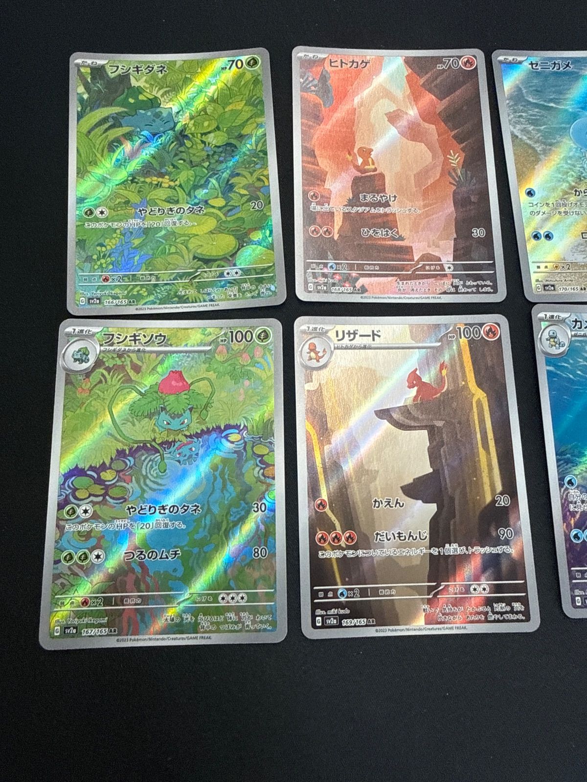 ポケモンカード フシギダネ フシギソウ ヒトカゲ リザード ゼニガメ