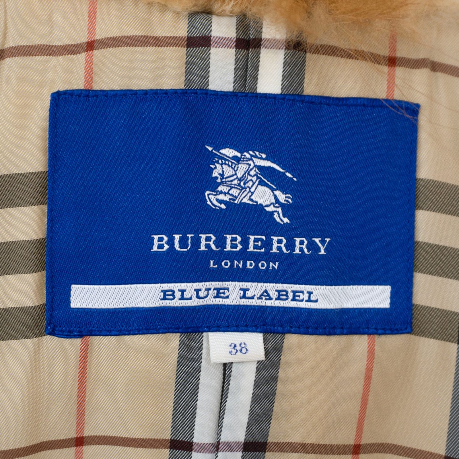 最高級】 BURBERRY BLUE LABEL 【ラムレザー ムートン コート】38 ノバ