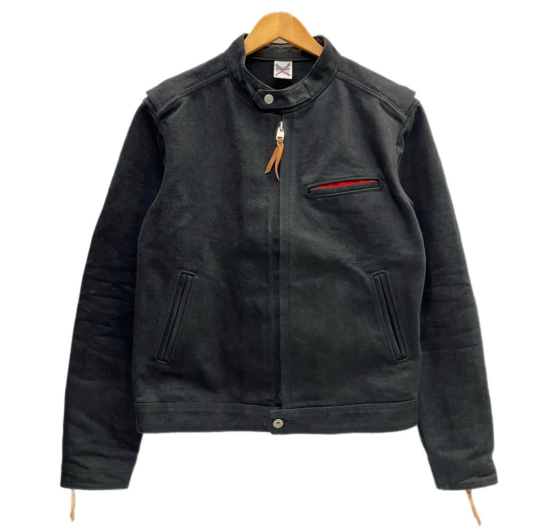 アイアンハート IRON HEART 21oz DENIM RIDER'S JACKET SUPERBLACK NON