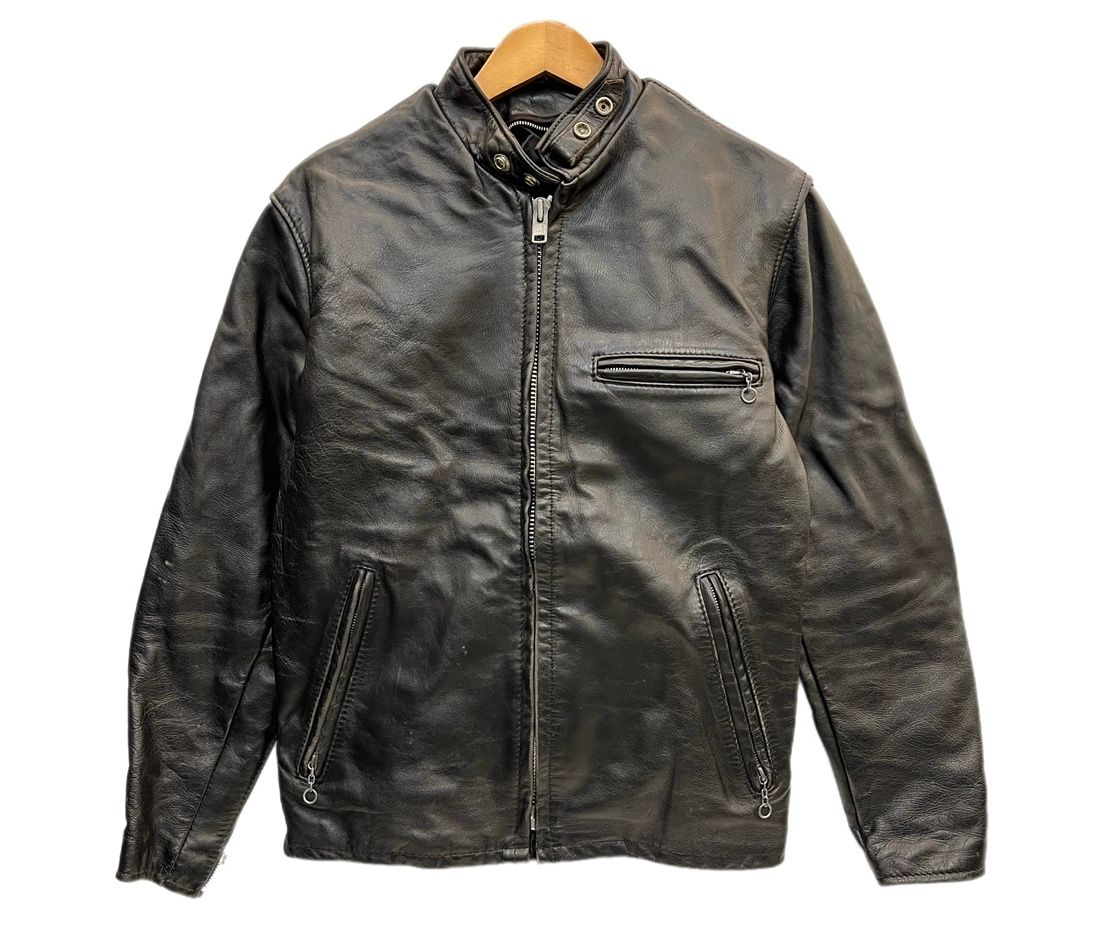 ショット SCHOTT 641RIDERS ボアライナー付シングルラーダースジャケット レザージャケット 黒 38 ジャケット ブラック 101MT-6906