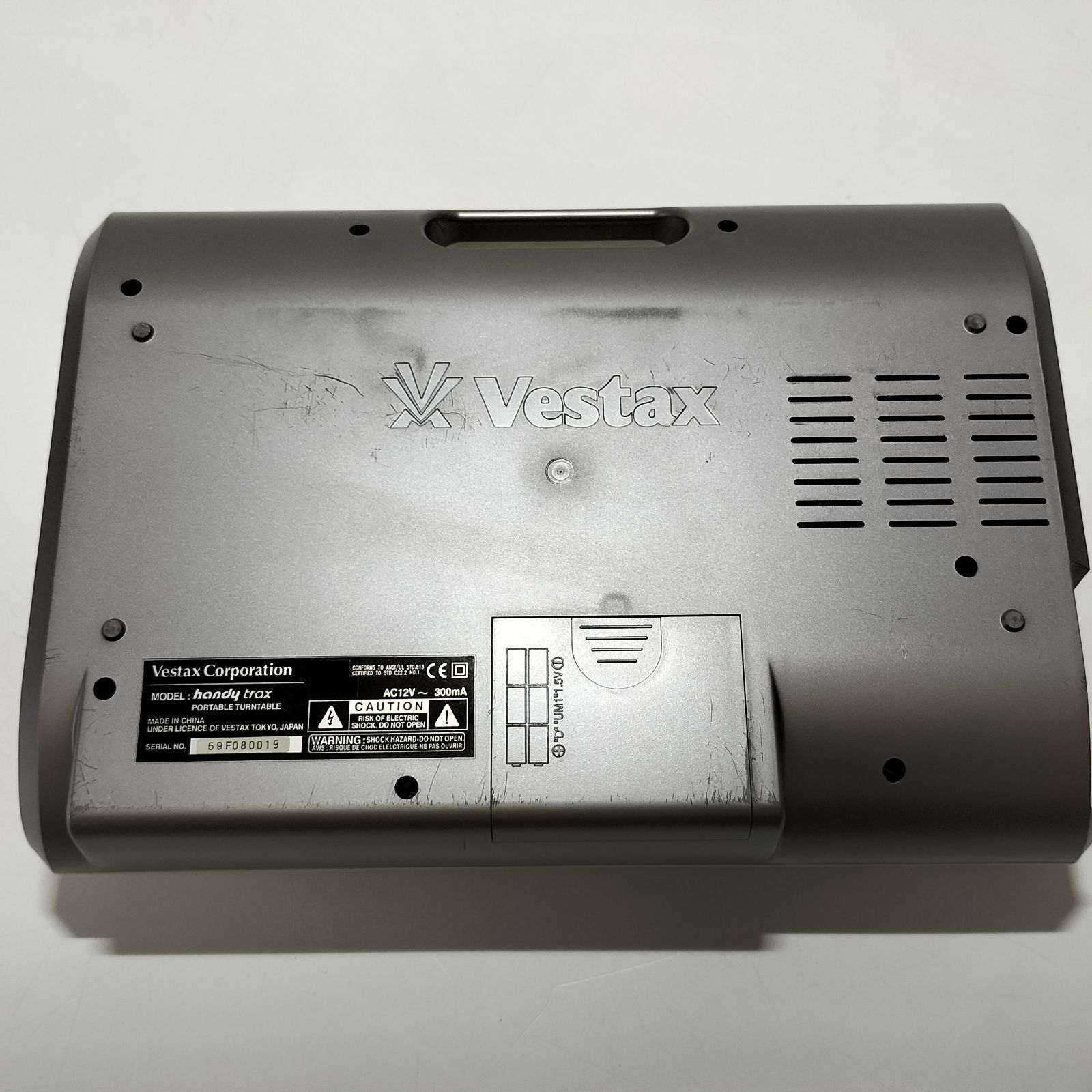 Vestax handy trax ポータブルターンテーブル - メルカリ