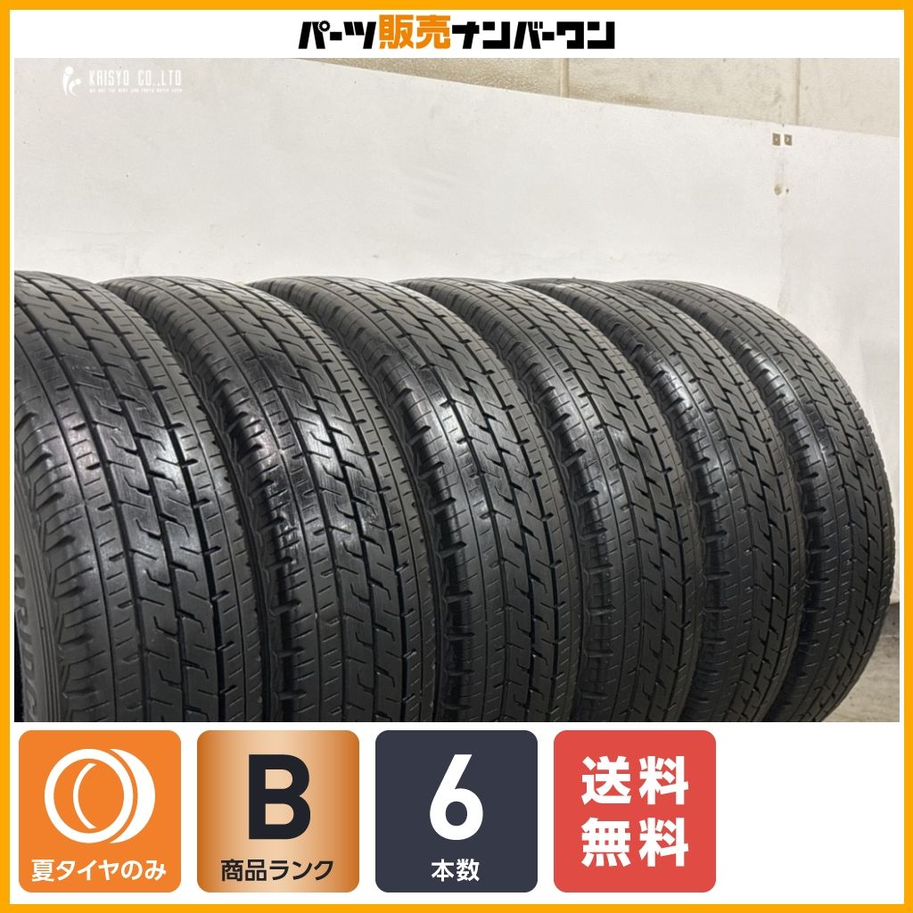 【良好品】ブリヂストン エコピア R710 185/75R15 106/104N LT 6本セット トヨタ ダイナ カムロード ライトトラック 送料無料 タイヤのみ
