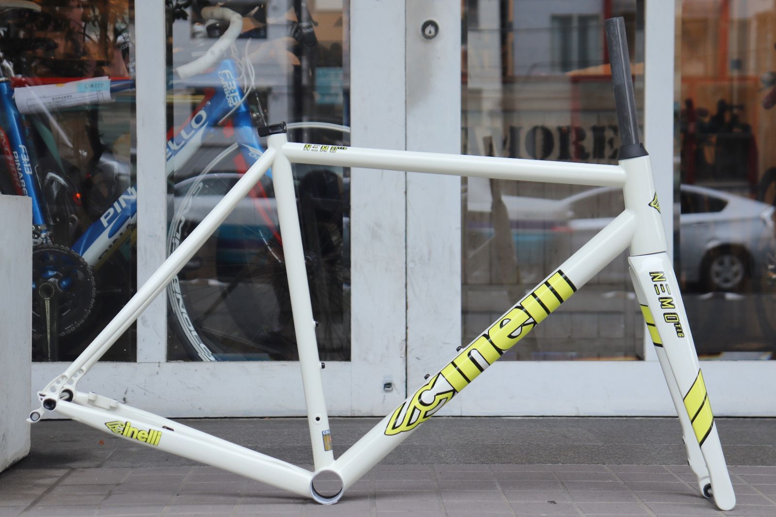 미사용 Cinelli Cinelli 네모 티그 디스크 NEMO TIG DISC 2025 모델 M 사이즈 스틸 로드 바이크 프레임 세트 [요코하마점]