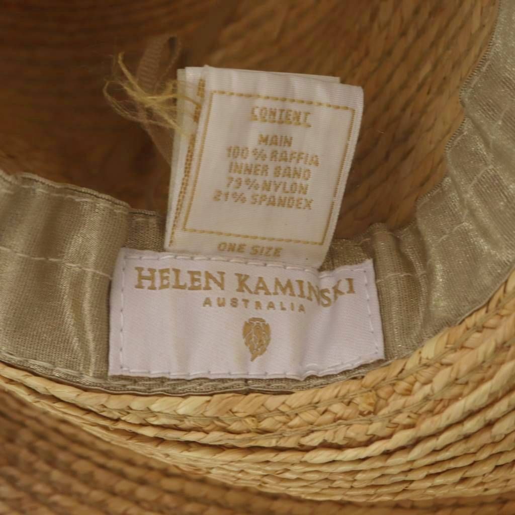 ヘレンカミンスキー HELEN KAMINSKI OPESA ラフィアハット 麦わら帽子