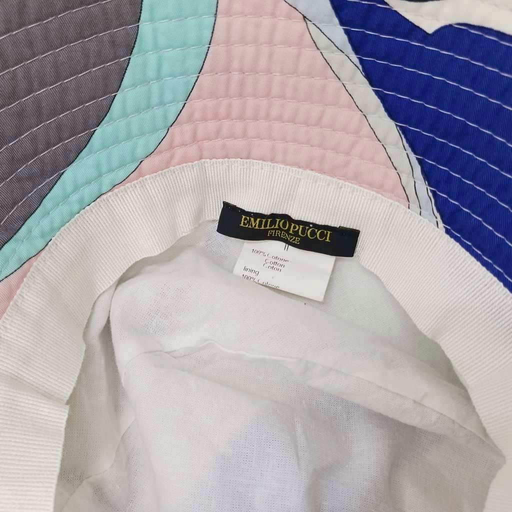 エミリオプッチ EMILIO PUCCI バケットハット 帽子 プッチ柄 総柄