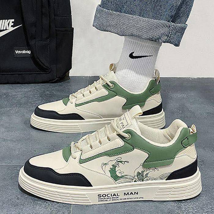 スニーカー メンズ 防水 軽量 厚底 ハイカット ローカット ランニングシューズ カジュアルシューズ コンフォートシューズ 通学靴 ジョギング おしゃれ thumbnail 7