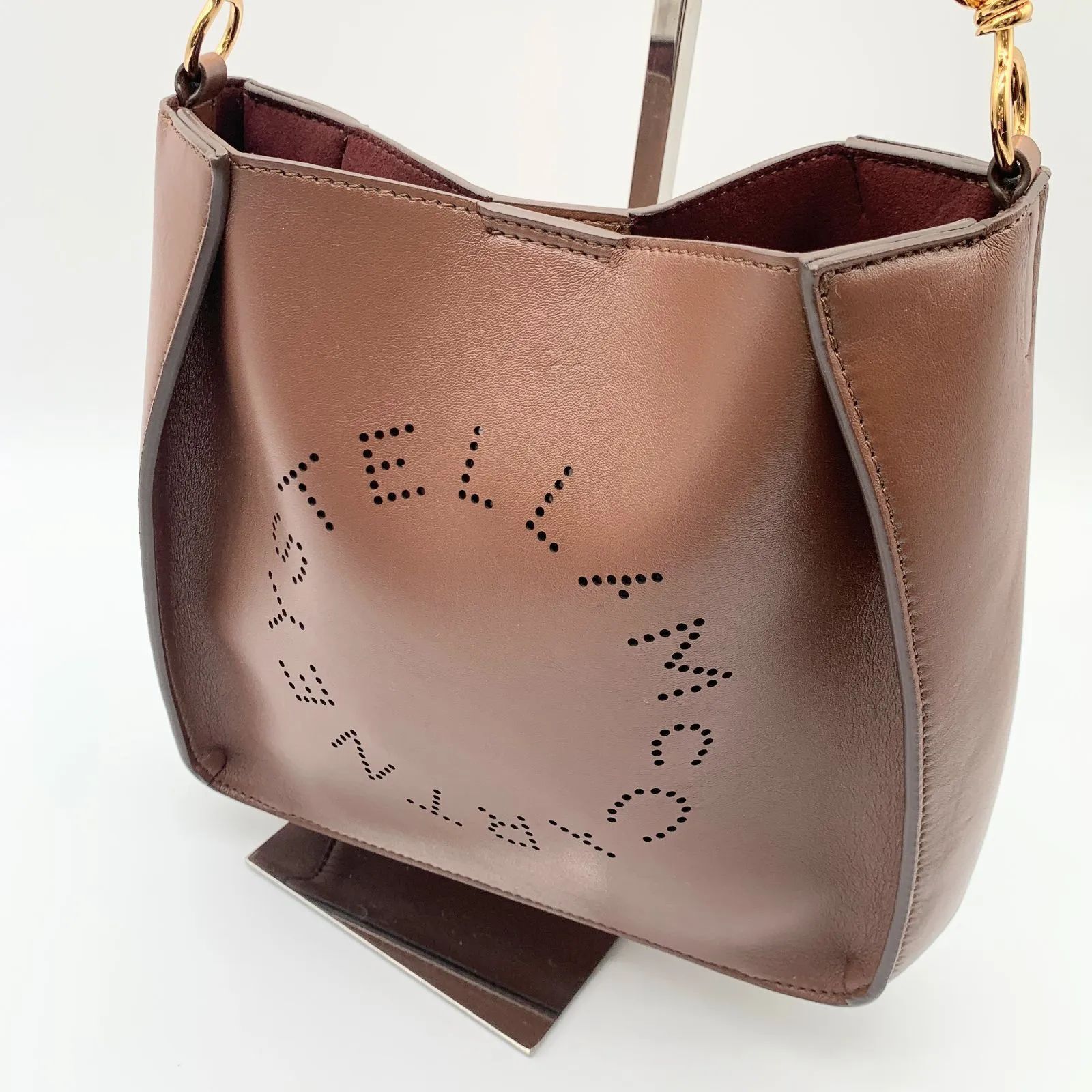 STELLA McCARTNEY ステラマッカートニー ショルダーバッグ レザー ロゴ 