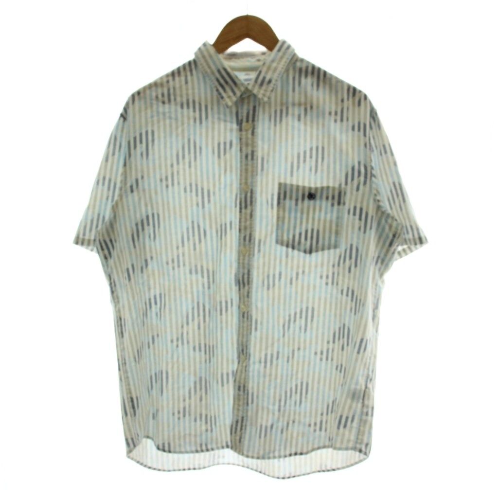 ステューシー STUSSY シャツ 半袖 ストライプ柄 XL マルチカラー /GG