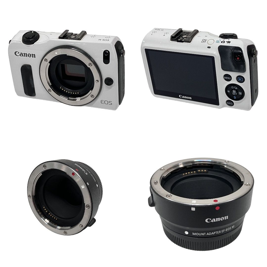 Canon EOS M DS126391 ミラーレス一眼カメラ 22mm 18-55mm ダブルレンズセット ジャンク F11623046 Canon EOS M DS126391 ミラーレス一眼カメラ 22mm 18-55mm ダブルレンズセット ジャンク F11623046
