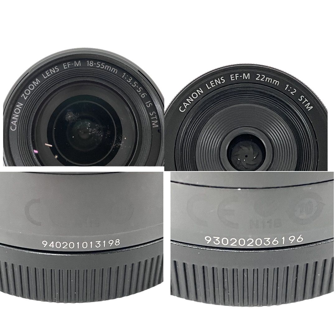 Canon EOS M DS126391 ミラーレス一眼カメラ 22mm 18-55mm ダブルレンズセット ジャンク F11623046 Canon EOS M DS126391 ミラーレス一眼カメラ 22mm 18-55mm ダブルレンズセット ジャンク F11623046