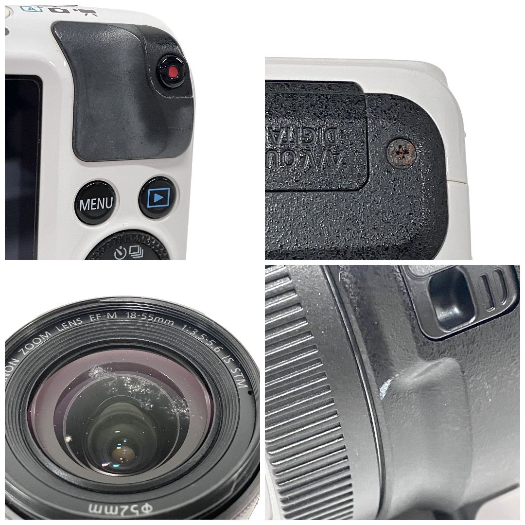 Canon EOS M DS126391 ミラーレス一眼カメラ 22mm 18-55mm ダブルレンズセット ジャンク F11623046 Canon EOS M DS126391 ミラーレス一眼カメラ 22mm 18-55mm ダブルレンズセット ジャンク F11623046