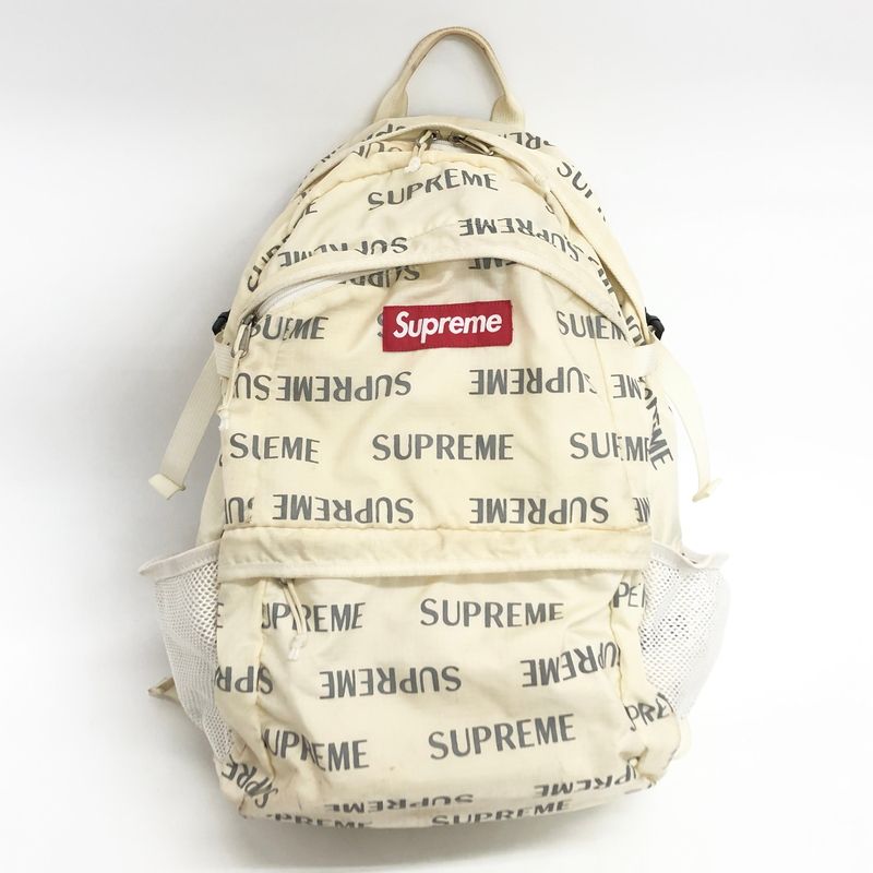 Supreme バックパック ジャンク ジャンク品】 SUPREME シュプリーム 16AW BACKPACK バックパック