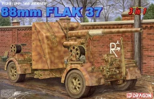[중고] 프라모델 1/35 88mm 플랙 37 “'39-'45 시리즈” [6287]