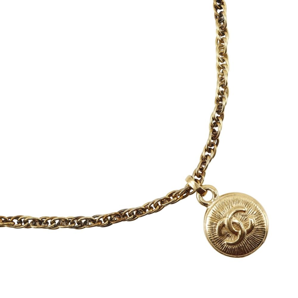 CHANEL】シャネル ココマーク ヴィンテージ 金メッキ レディース 36.4g