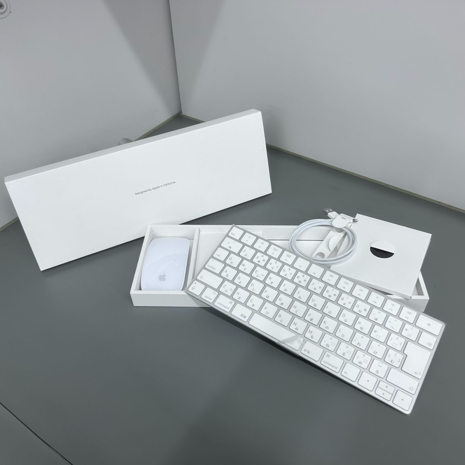[1] [미사용/개봉] 애플 정품 매직 키보드 매직 마우스 2 라이트닝-USB 케이블 (A타입) 602-02676-A 애플 풀 키보드 마우스 | 박스 포함