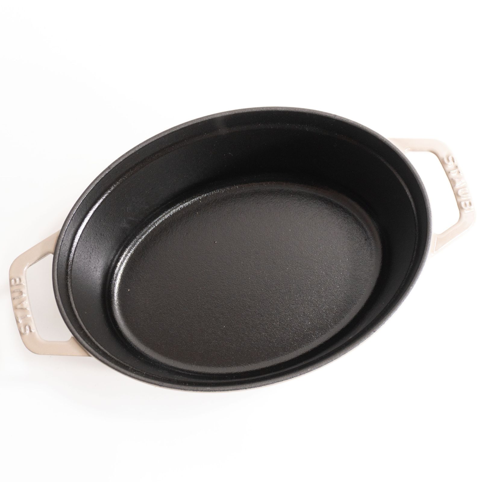 未使用品】mina perhonen×STAUB【ココットオーシャン オーバル リネン