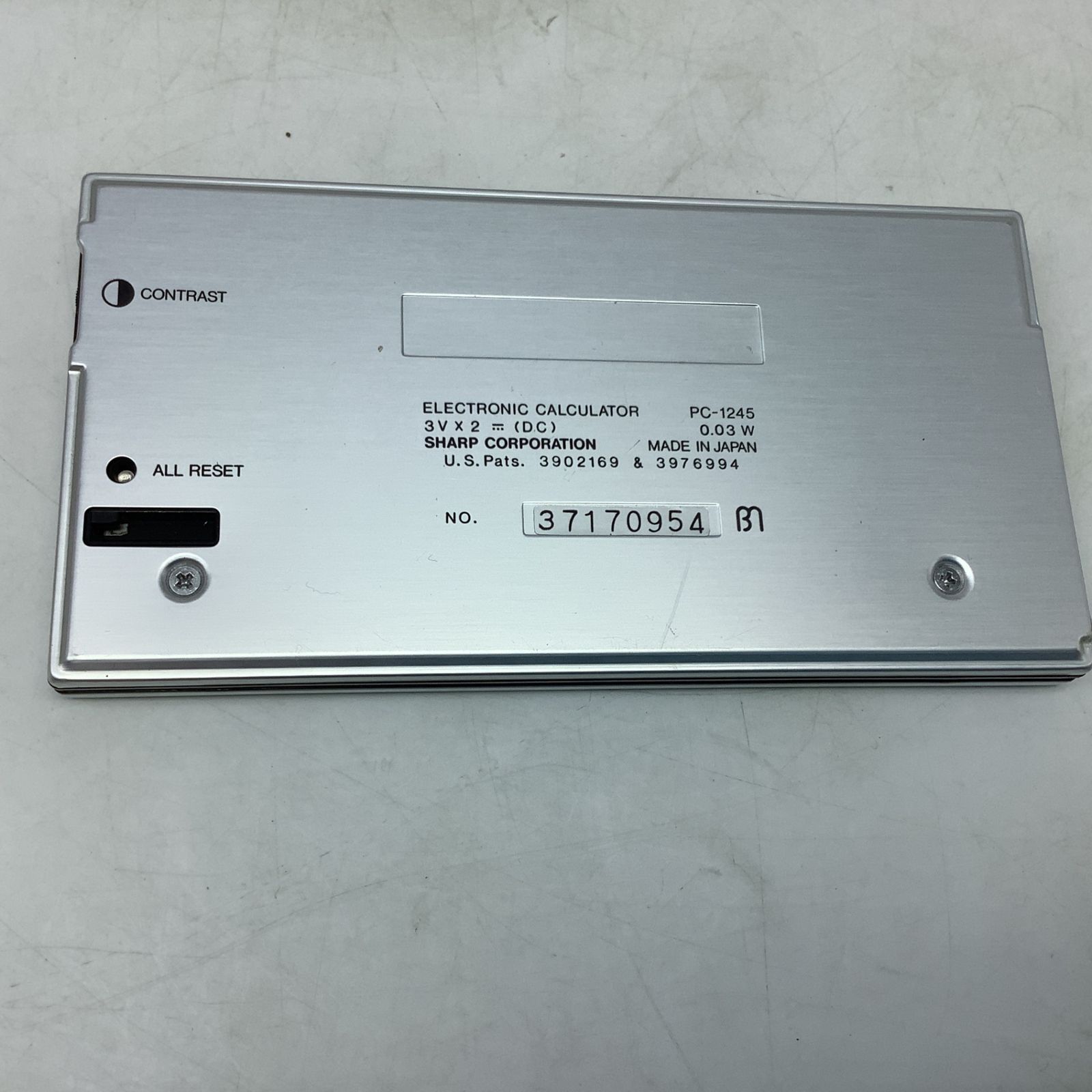 9022 【ジャンク】箱・説明書付 SHARP POCKET COMPUTER PC-1245