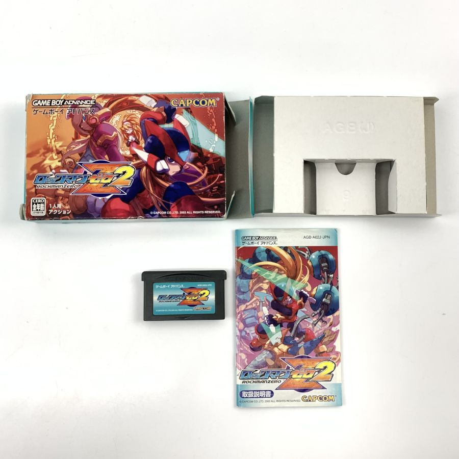 中古】 GBA ロックマン ゼロ2 ゲームボーイアドバンスソフト(箱説付
