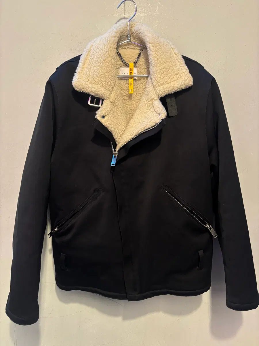 サンドロ正規品 ムートン ジャケット