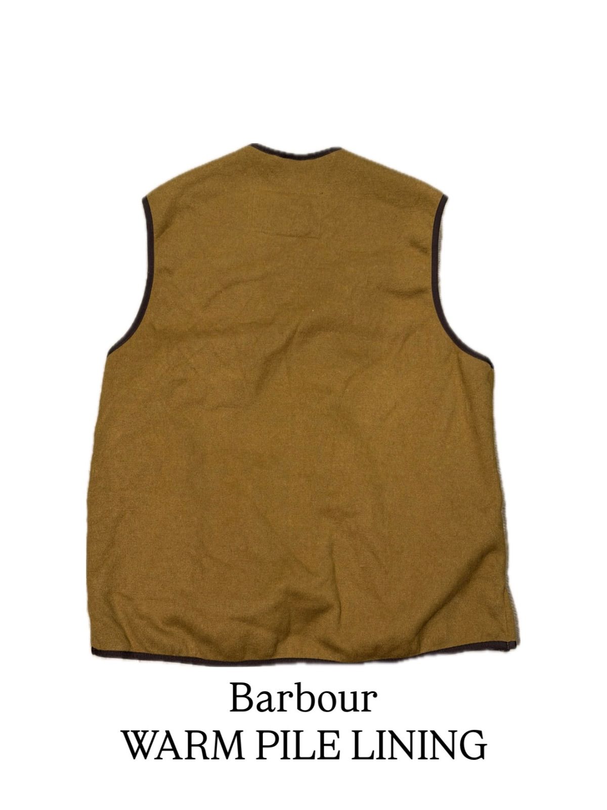 Barbour / WARM PILE LINING 】 バブアー ベスト ライナー 両面使用