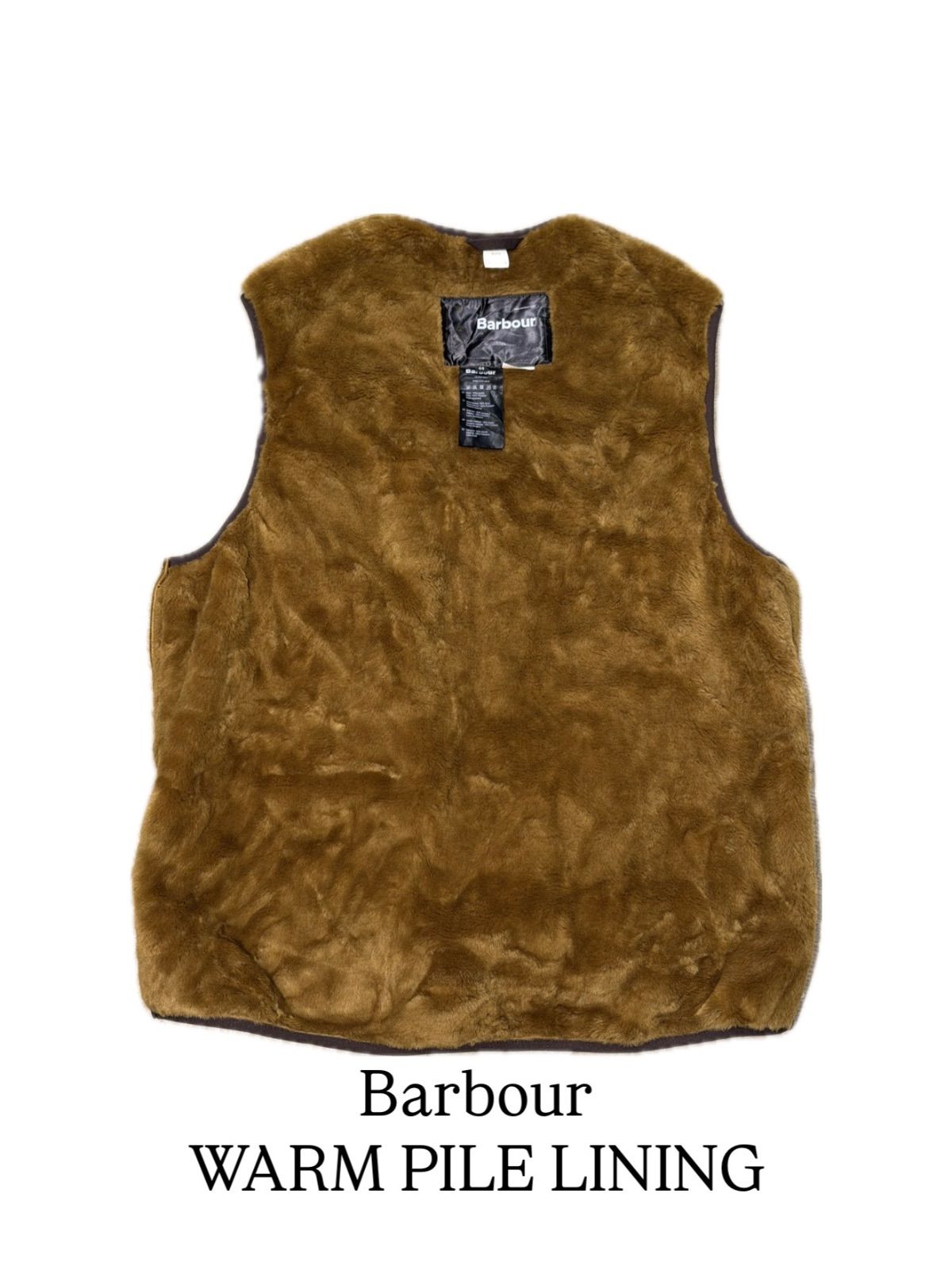 アルーナ　 Barbour WARM Pile Lining ベスト Barbour / WARM PILE LINING 】 バブアー ベスト ライナー 両面使用