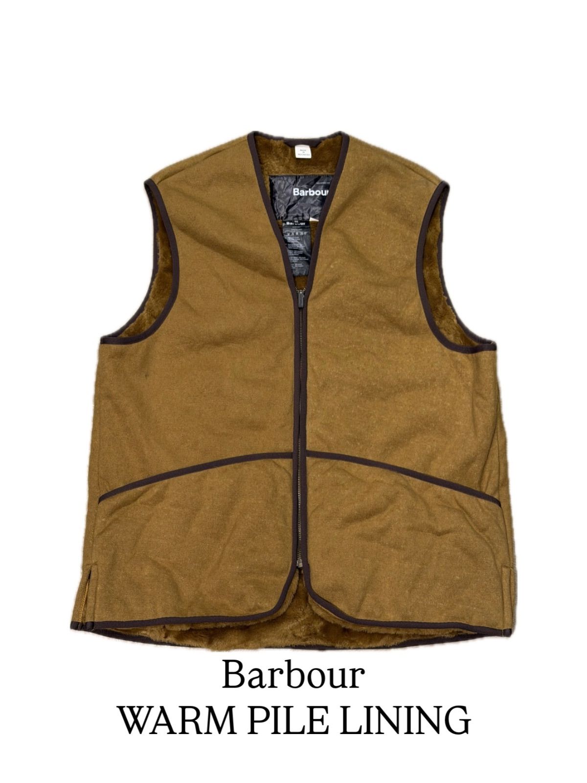 Barbour / WARM PILE LINING 】 バブアー ベスト ライナー 両面使用