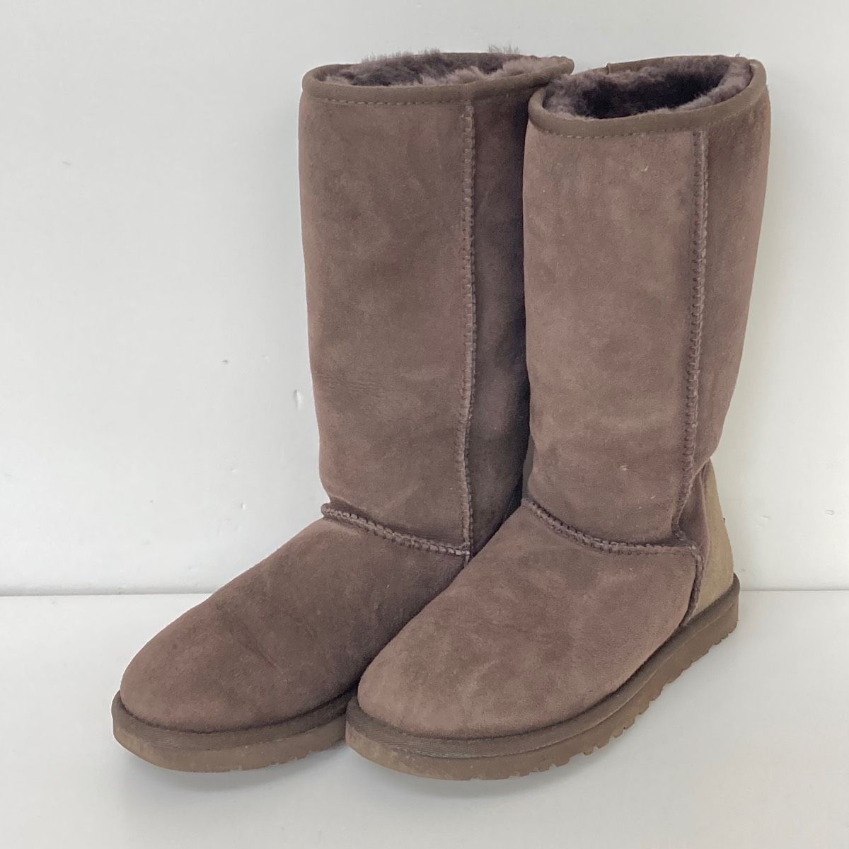 UGG 오스트레일리아 무톤 부츠 브라운 USA6/UK4.5/EU37.0 (23cm 상당) UGG 오스트레일리아 롱 부츠 여성용 [OI04550]