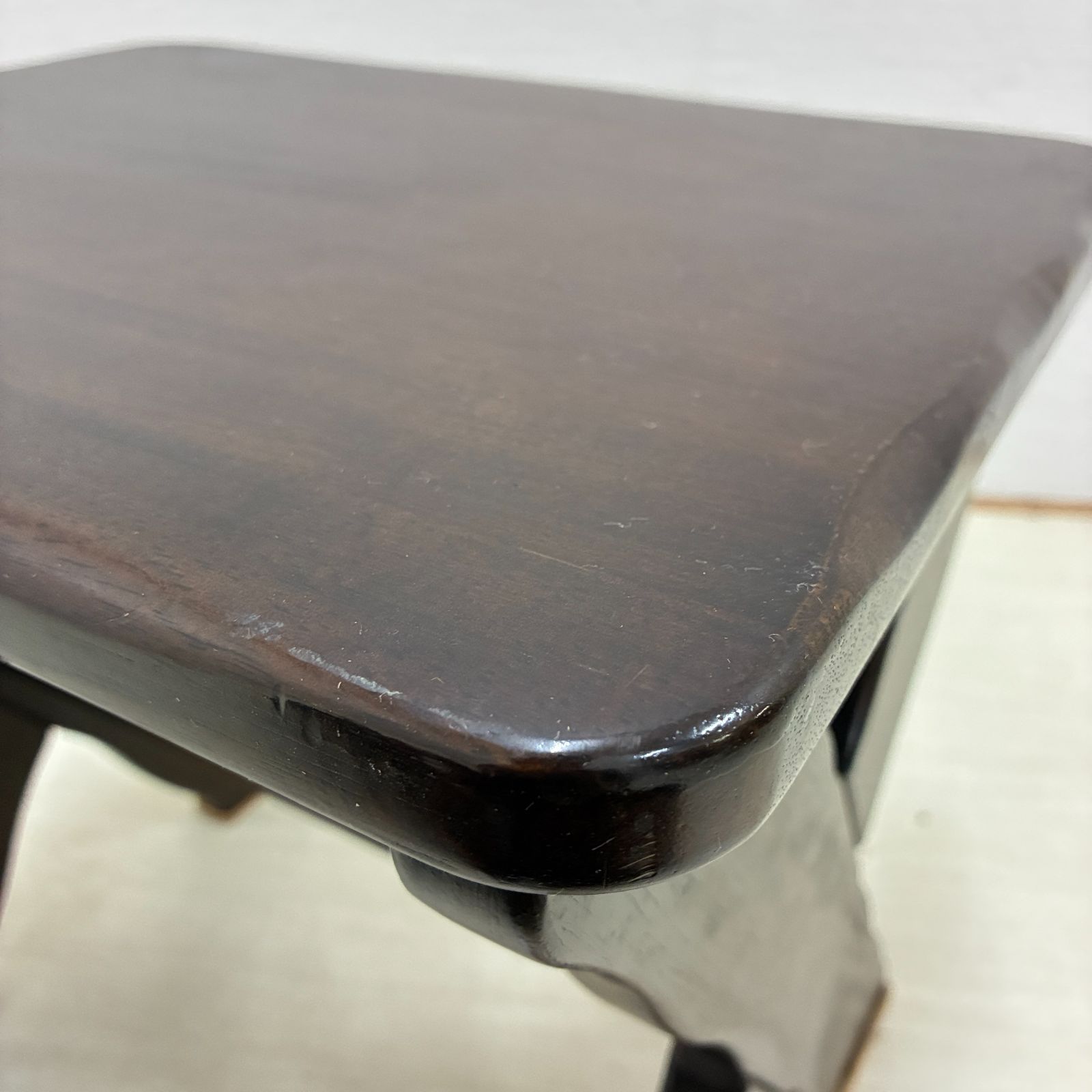 カリモク】RUSTIC ルスティック ベンチ スツール サイドテーブル B