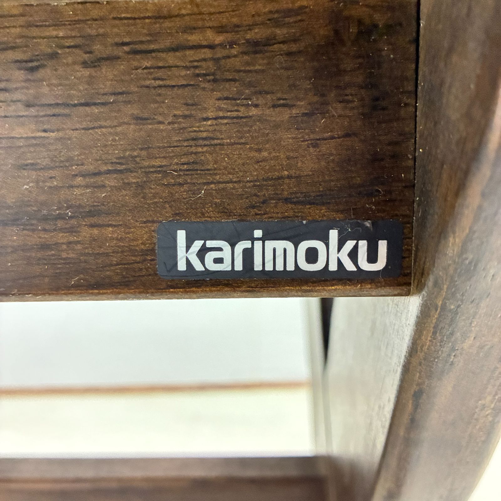 カリモク】RUSTIC ルスティック ベンチ スツール サイドテーブル B