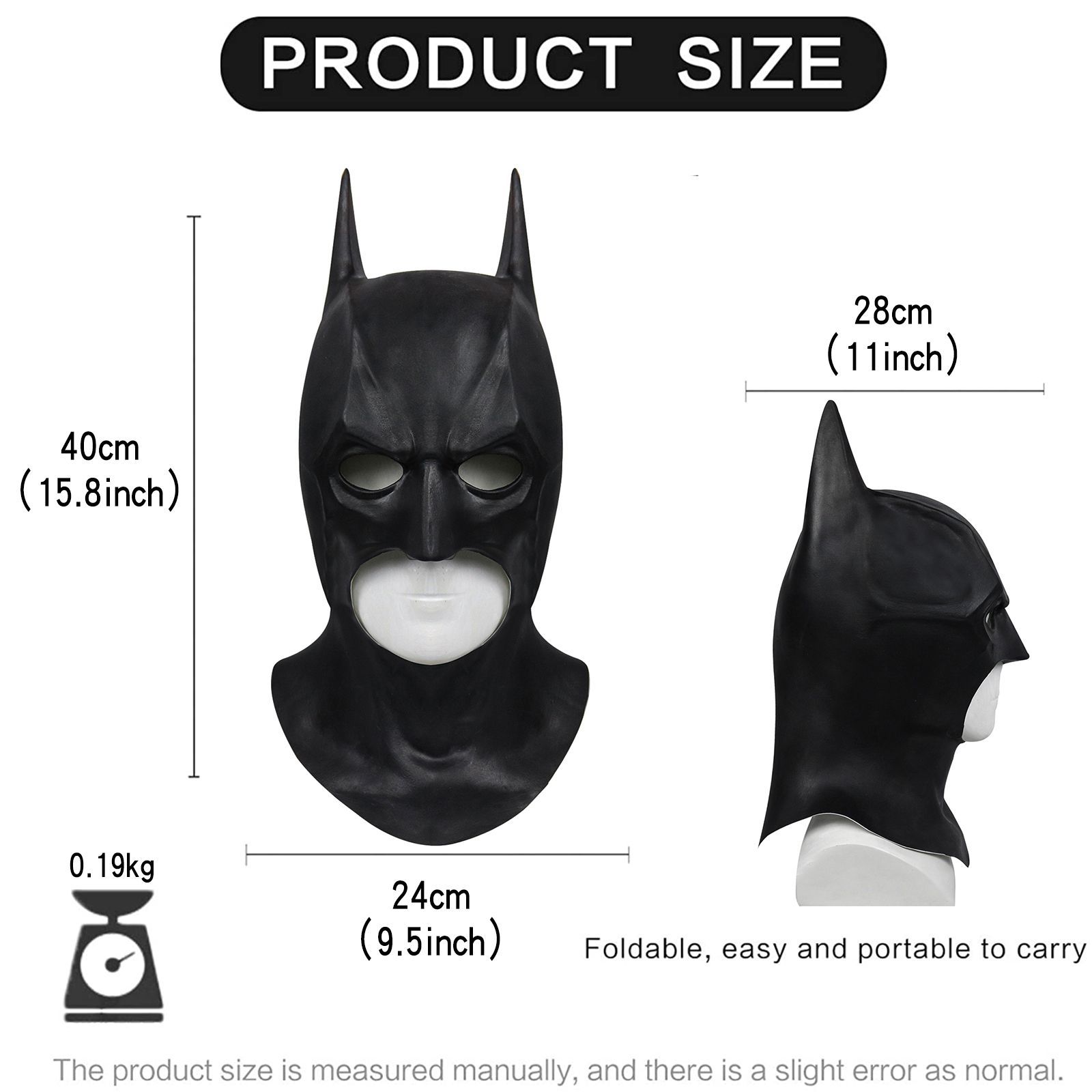 ☆未使用 バットマン マスク ハロウィン コスプレ BATMAN ダークナイト