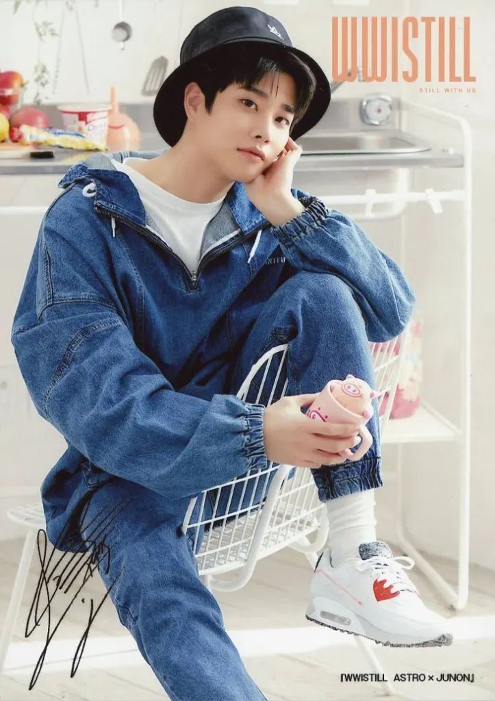 [중고] Raw Photo (남성) 아스트로/MJ (MJ) /인쇄 사인/잡지 “WISTILL ASTRO x JUNON” 세븐 넷 쇼핑 구매 특전 한정 생 사진