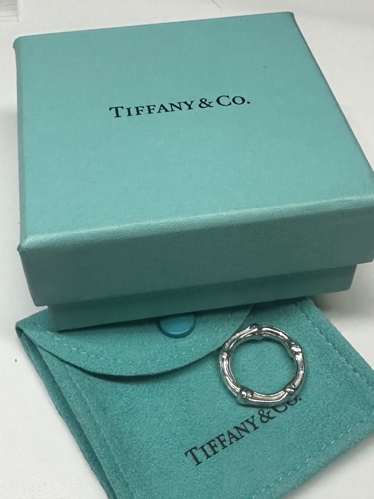 ティファニー Tiffany & Co. バンブー リング シルバー925 廃盤品 8号