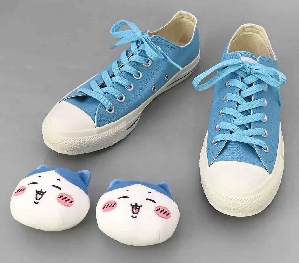 [중고] 슈즈 하치웨어 스니커즈 올스타 MC OX/하치웨어 라이트 블루 24.0cm “리틀 카와이 썸씽 작고 귀여운 것 x 컨버스”