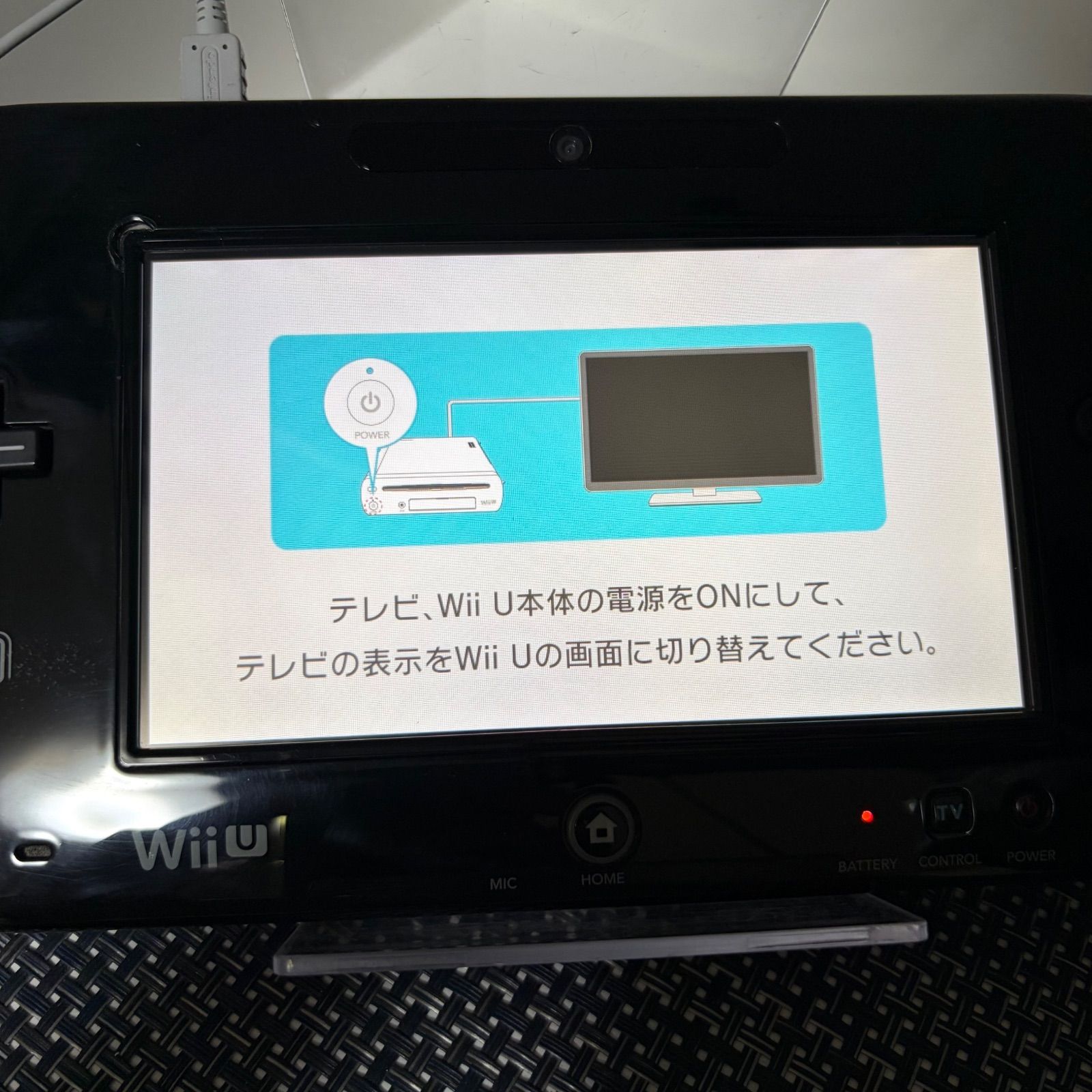 動作確認済】WiiU 本体セット 32GB ブラック 黒色 ee - メルカリ
