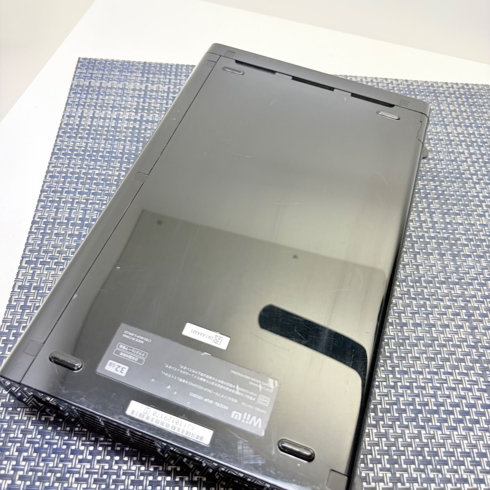 動作確認済】WiiU 本体セット 32GB ブラック 黒色 ee - メルカリ