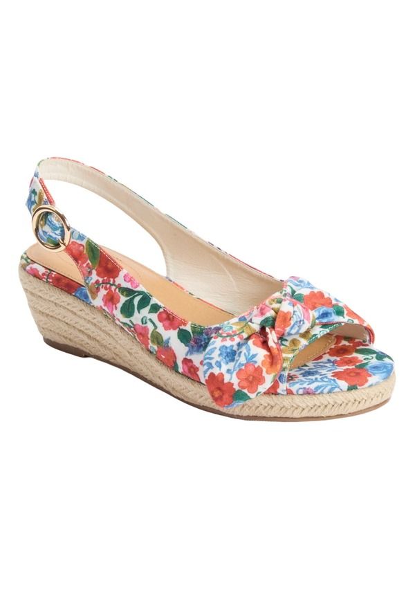 コンフォートビュー レディース シューズ サンダル Comfortview The Zanea Espadrille Women GARDENIA FLORAL 17,610円