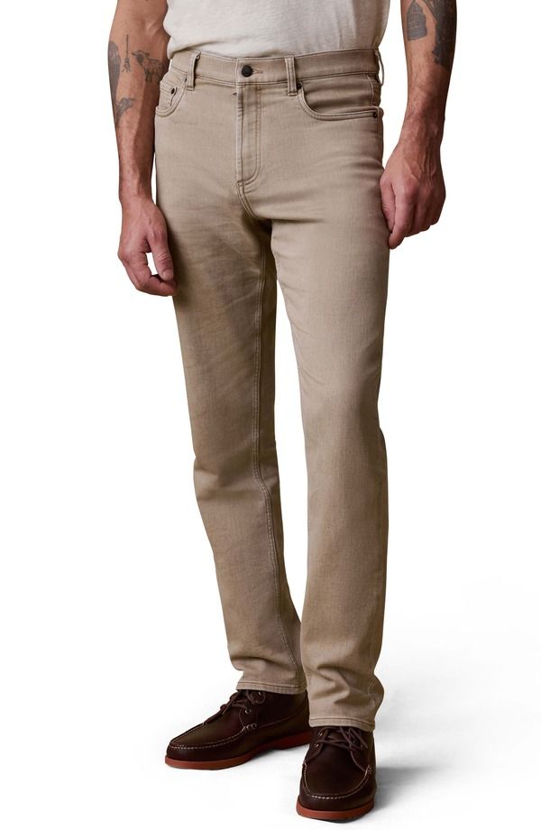 ファレティ メンズ ボトムス カジュアルパンツ パイル Faherty Terry FivePocket Stretch Pants DESERT KHAKI カーキ