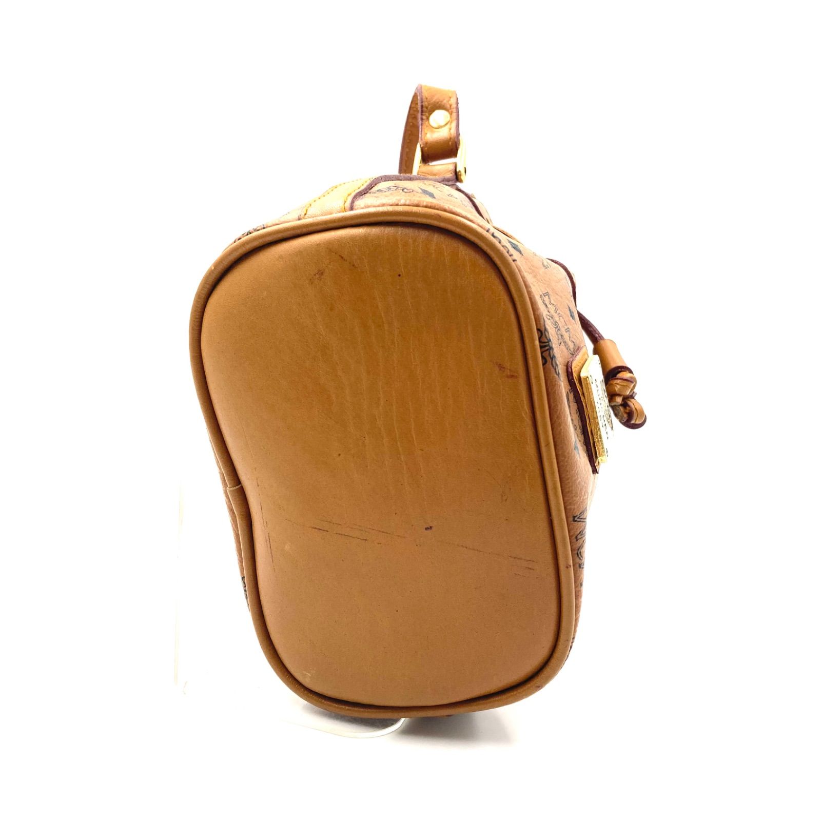 □美品□MCM エムシーエム ヴィセトス柄 巾着ショルダーバッグ ドロー