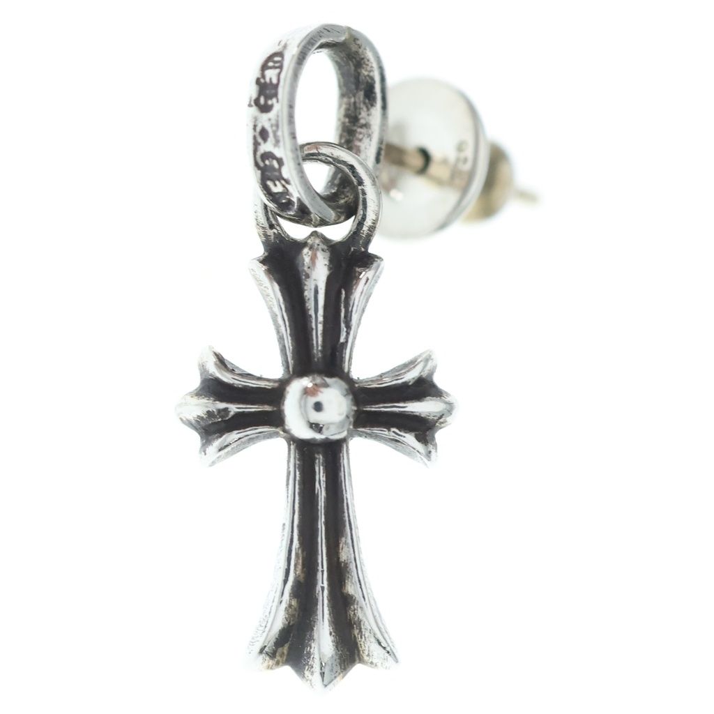 CHROME HEARTS (クロムハーツ) BBY F PPRCHN ベイビーファットクロス ドロップピアス シルバー BCA090 103,879円