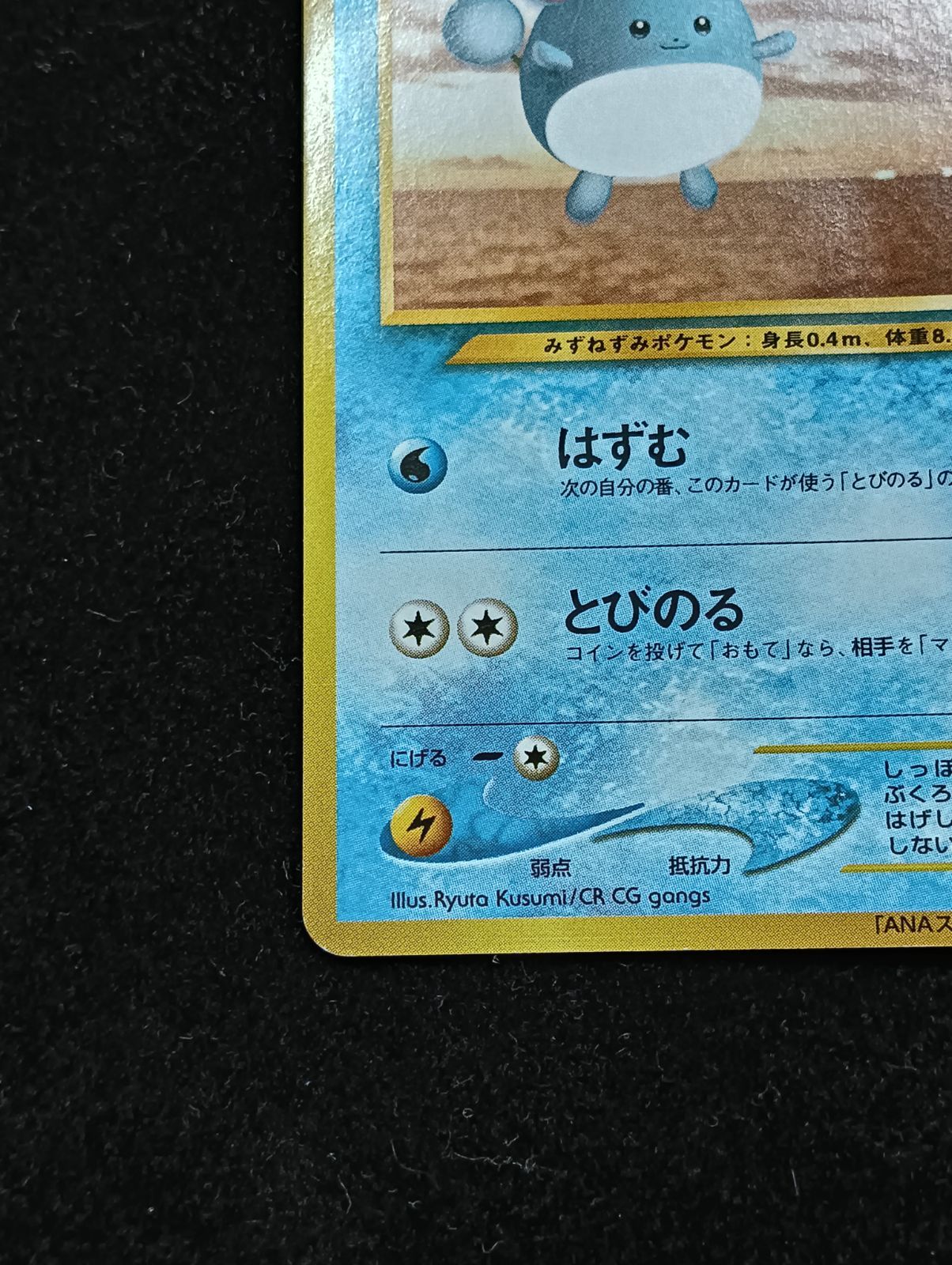 ポケモンカード 旧裏 マリル_ANAポケモンジェット「ジェットでゲットだ