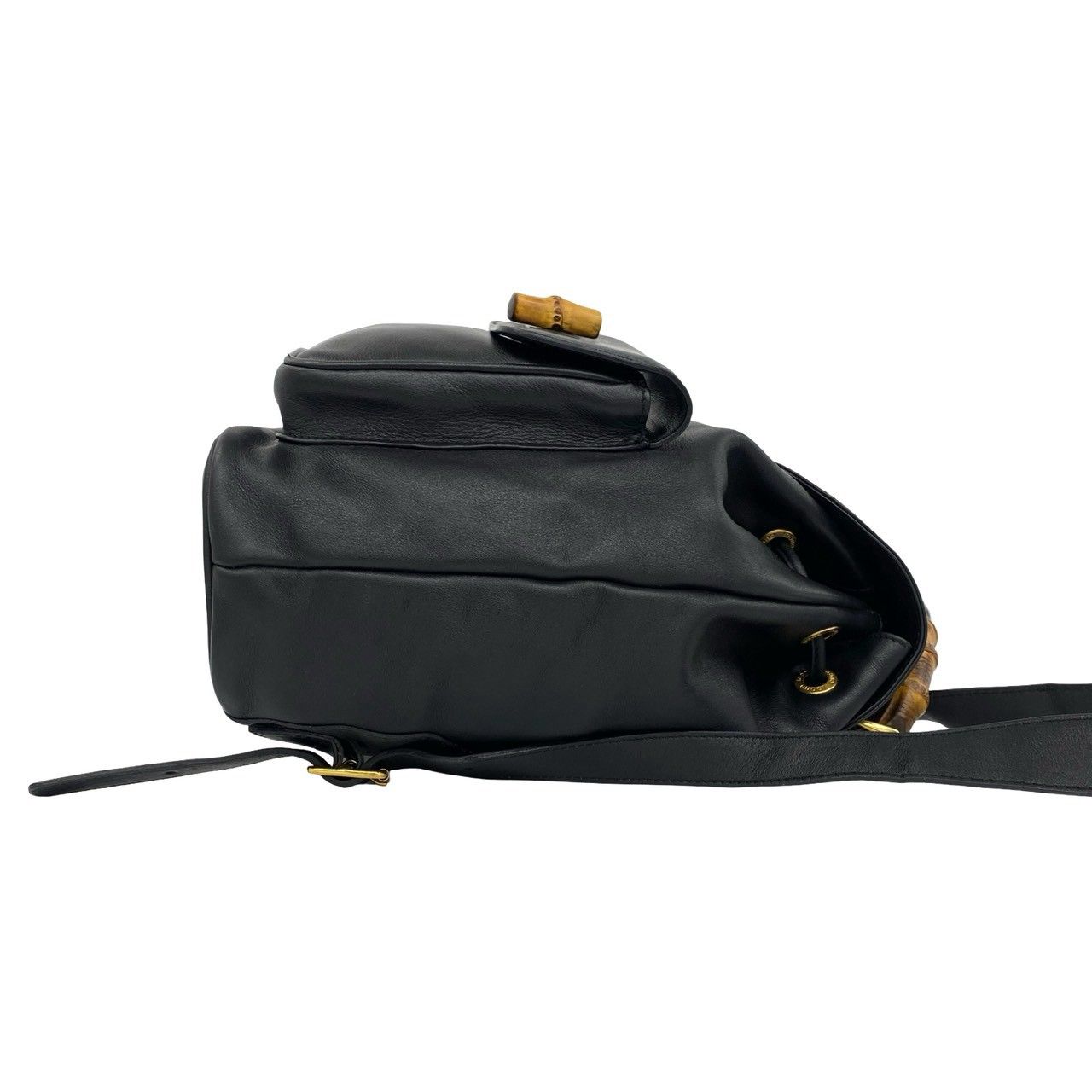 極 美品 GUCCI グッチ オールドグッチ ヴィンテージ バンブー レザー