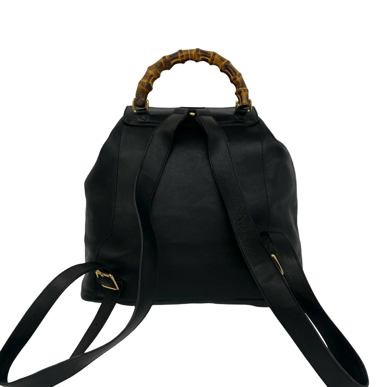 極 美品 GUCCI グッチ オールドグッチ ヴィンテージ バンブー レザー