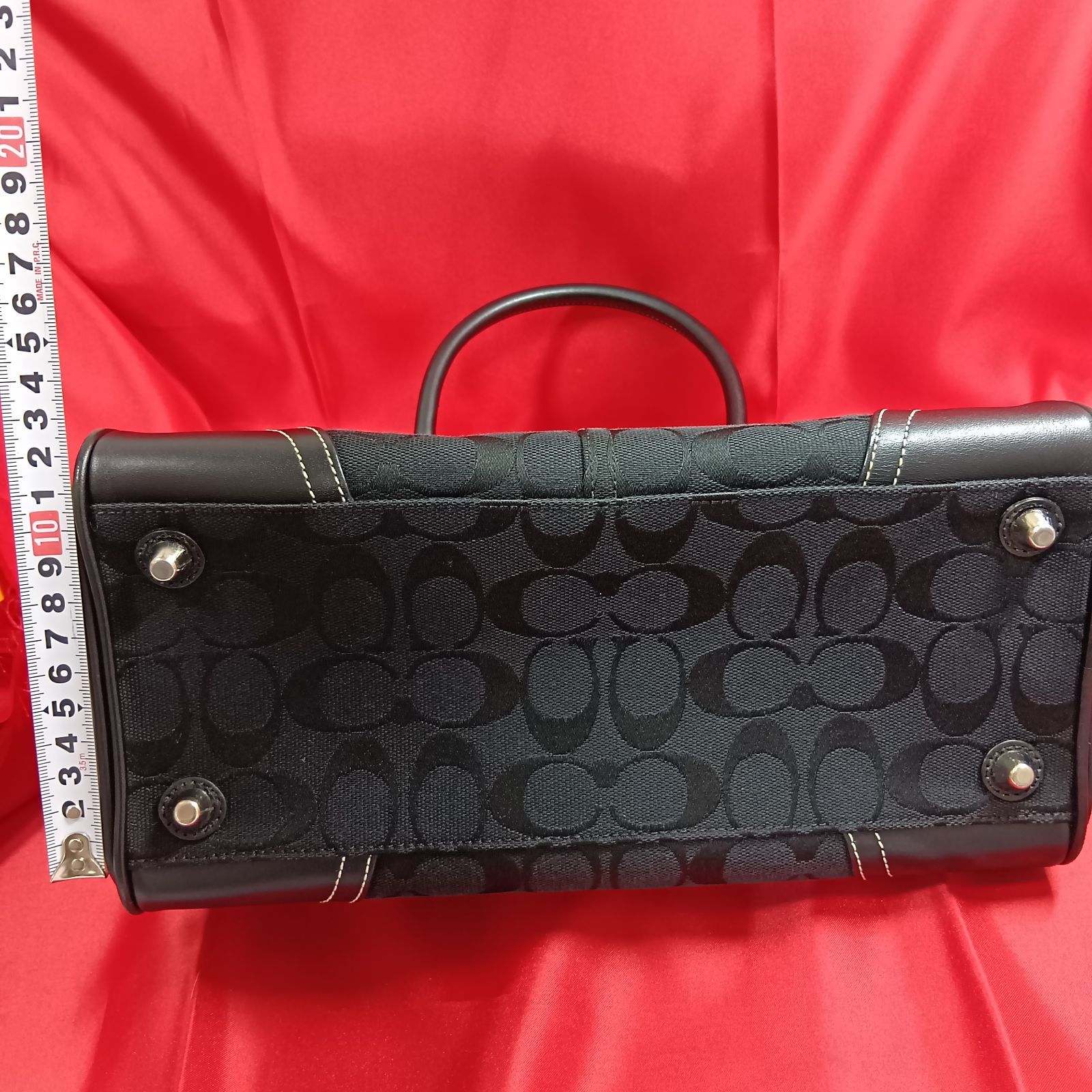COACH 8K05 シグネチャー ミニボストン 黒 コーチ ☆ - メルカリ