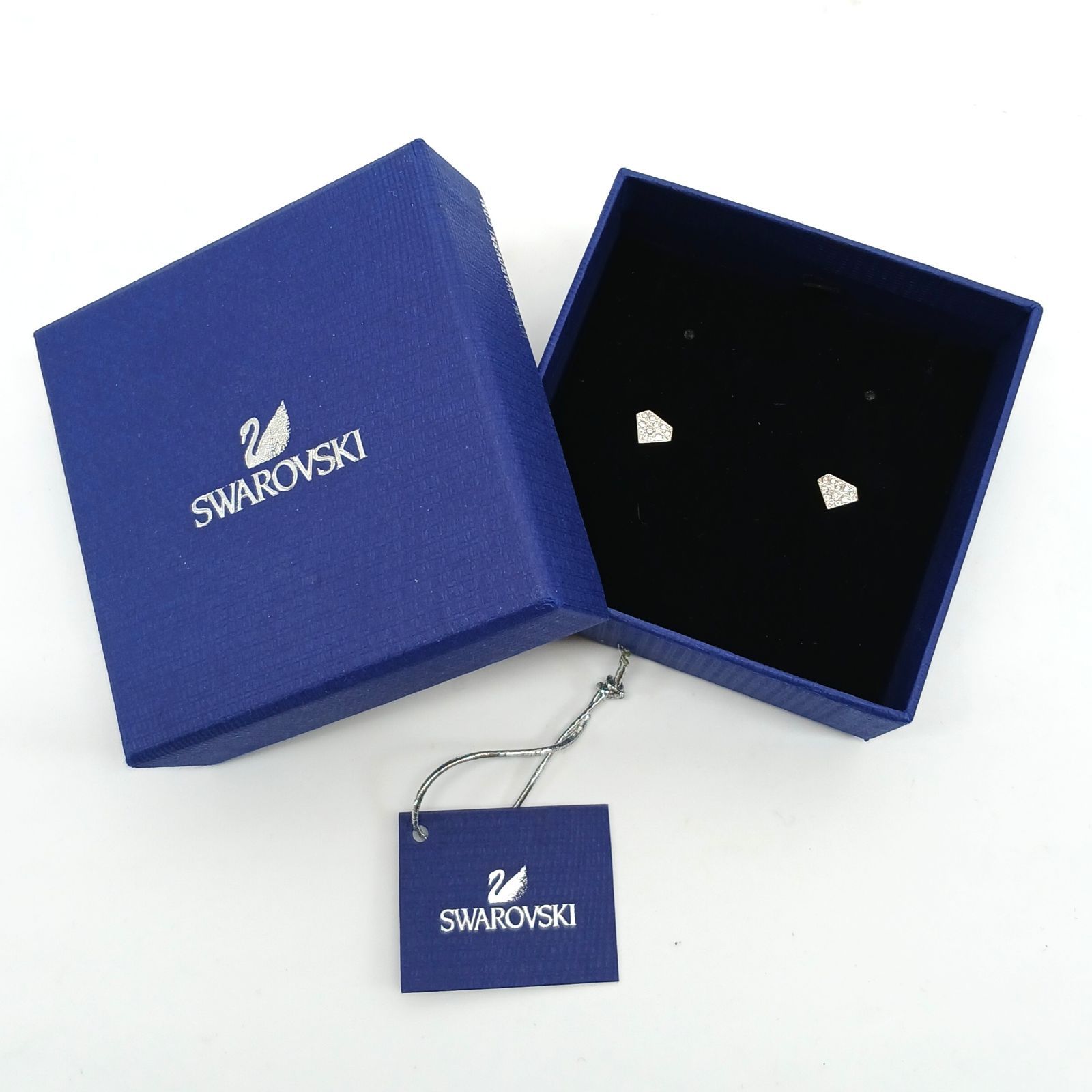 SWAROVSKI スワロフスキー ダイヤモチーフ ピアス 両耳用 クリスタル
